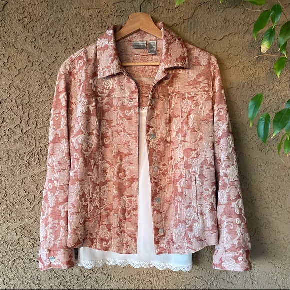 Jackets & Blazers - Beautiful Floral Jacket by CHICOS💖 (Fits like an 8)